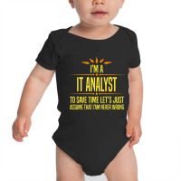 Im A It Analyt Premium T Shirt Baby Bodysuit | Artistshot