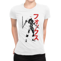 Gray Fox Ladies Fitted T-shirt | Artistshot