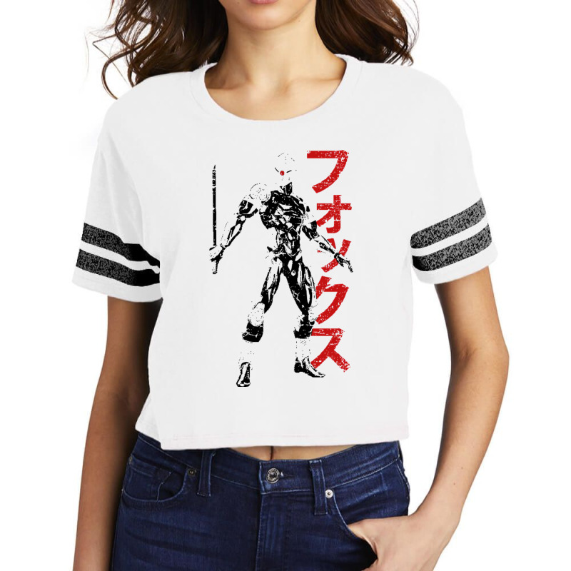 Gray Fox Scorecard Crop Tee by Ha Thu | Artistshot