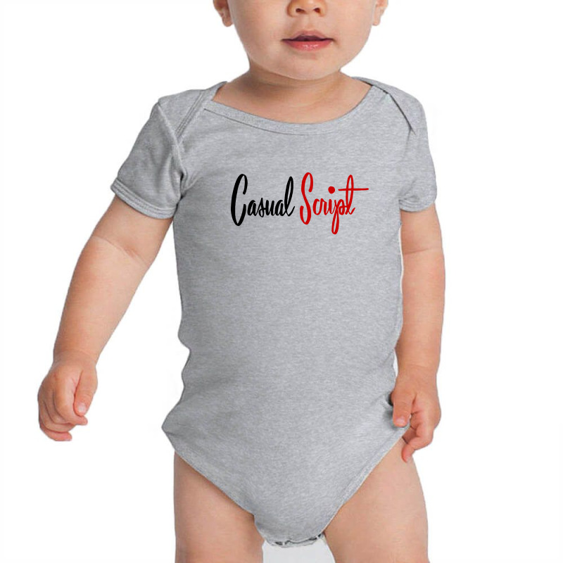 Casual Script Baby Bodysuit by Cahyorin | Artistshot