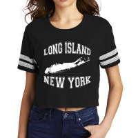 Trendy Long Island New York Varsity Letter Tank Top Scorecard Crop Tee | Artistshot