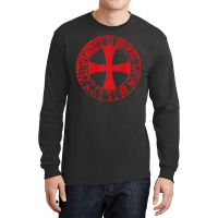 Mens Crusader Knight  Knights Templar Cross T  Badge Long Sleeve Shirts | Artistshot