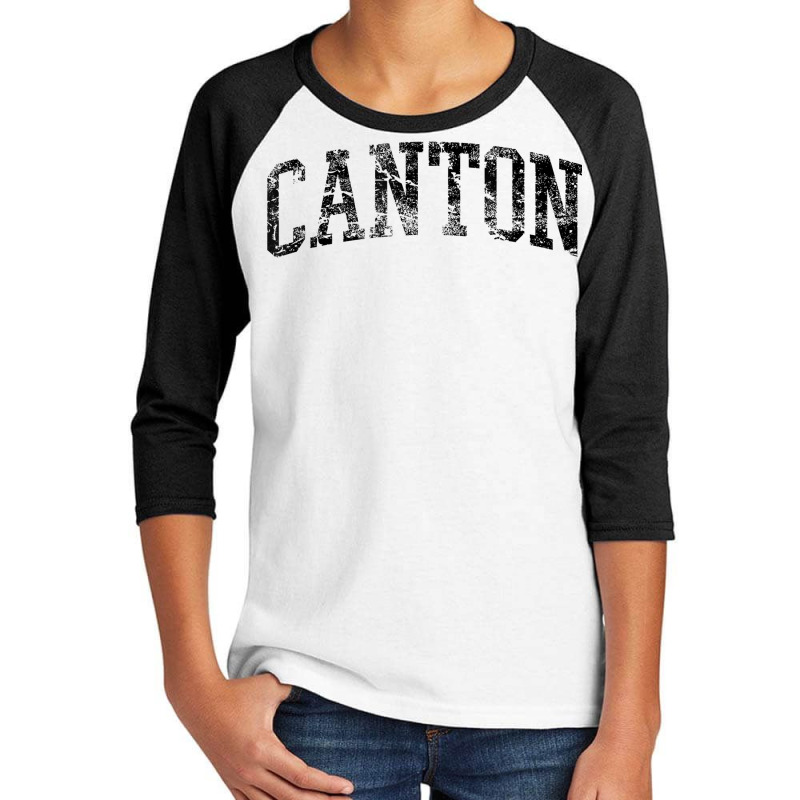 Canton Athletic Arch College University Alumni T Shirt Youth 3/4 Sleeve | Artistshot