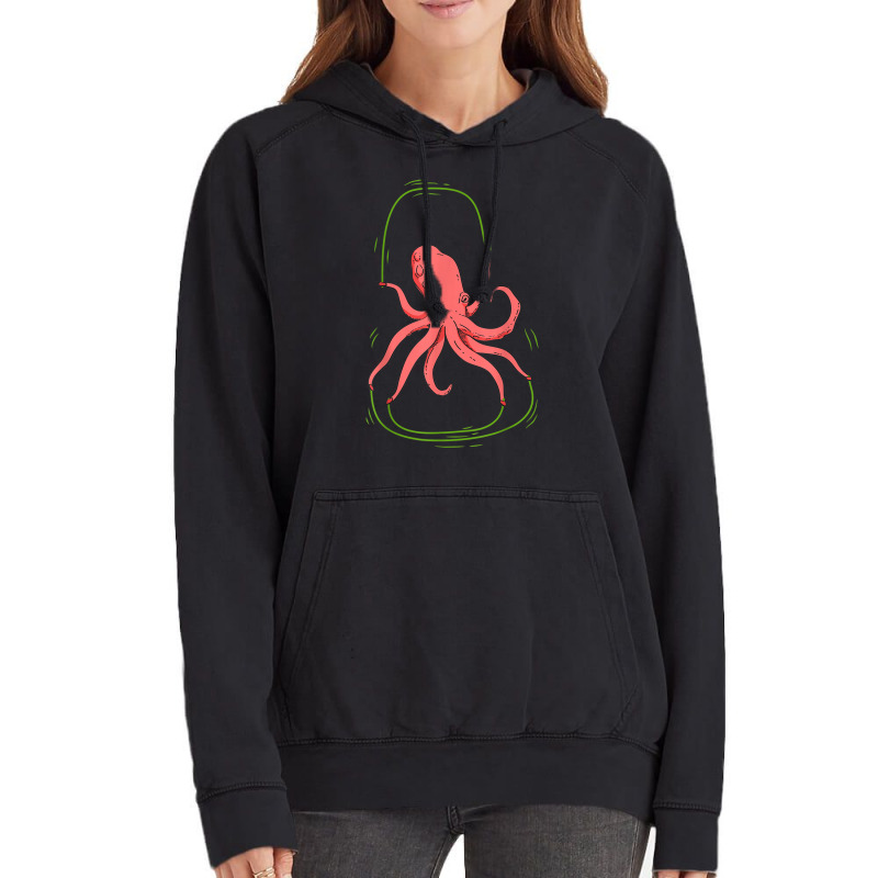 Octopus Jump Rope   Cute Skipping Sea Creature T Shirt Vintage Hoodie | Artistshot