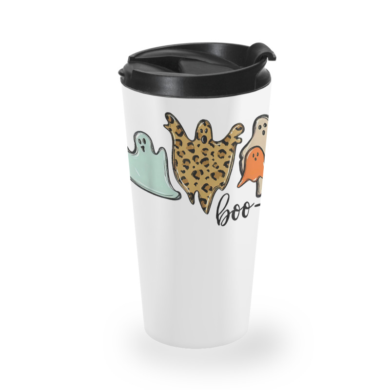 Boo Jee Leopard Funny Halloween Ghost T Shirt Travel Mug | Artistshot