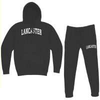 Lancaster California Ca Vintage Varsity Sports Text T Shirt Hoodie & Jogger Set | Artistshot