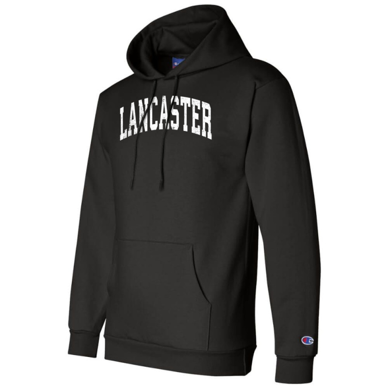 Lancaster California Ca Vintage Varsity Sports Text T Shirt Champion Hoodie | Artistshot