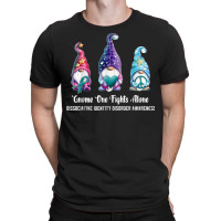 Gnome One Fights Alone Dissociative Identity Disorder T Shirt T-shirt | Artistshot