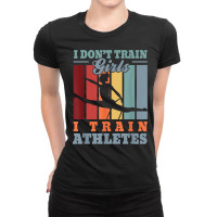 I Train Athletes – Aerialist Trainer Lyra Aerial Hoop Coach T Shirt Ladies Fitted T-shirt | Artistshot