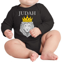 Womens Tribe Of Judah Lion   Messianic Yeshua Israelites V Neck T Shir Long Sleeve Baby Bodysuit | Artistshot