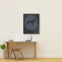 Finnish Hound Dna Fingerprint Dog Finnish Hound Portrait Canvas Print | Artistshot