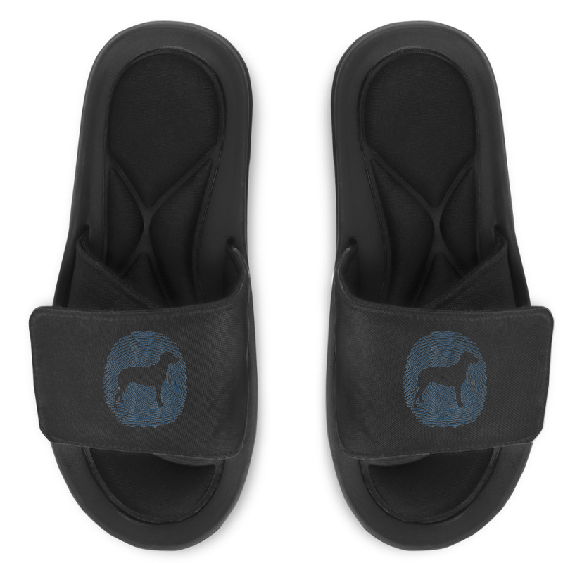 Finnish Hound Dna Fingerprint Dog Finnish Hound Slide Sandal by STACYSCHUDEL | Artistshot