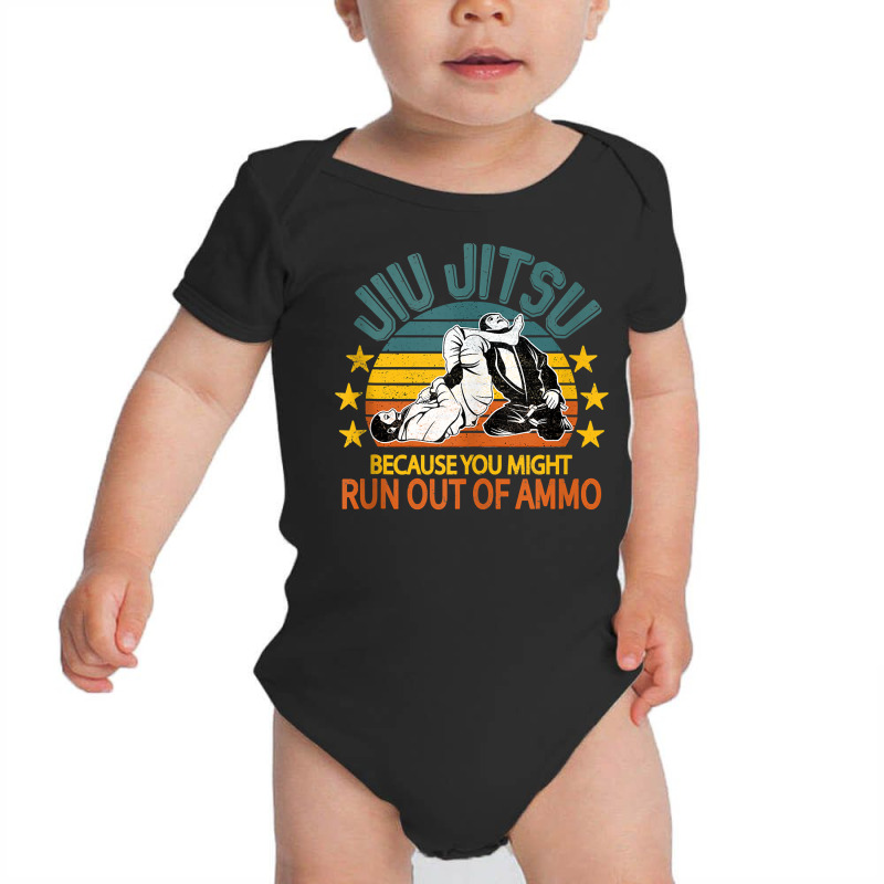 Jiu Jitsu Because You Might Run Out Of Ammo Vintage Bjj Mma Tank Top Baby Bodysuit | Artistshot