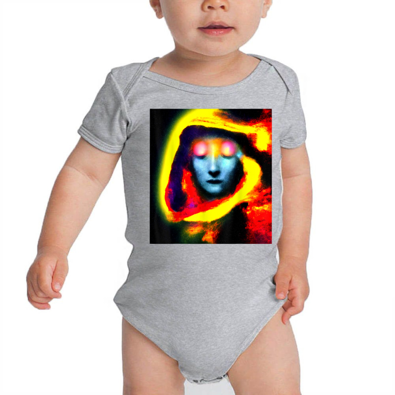 Mysterious Time Traveler Cyborg, Artificial Intelligence Art T Shirt Baby Bodysuit by dubrayhecallezhd | Artistshot