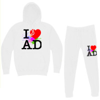 I Heart Ad (andorra) Hoodie & Jogger Set | Artistshot