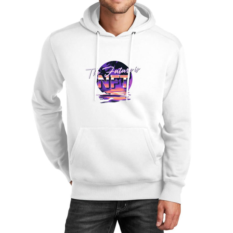 The Future Is Nft Non Fungible Token 80s Paradise   Non Fungible Token Unisex Hoodie by loomcnultys | Artistshot