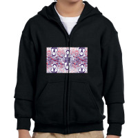 The Scream Has Gone Viral Again   Pattern Mask Youth Zipper Hoodie | Artistshot