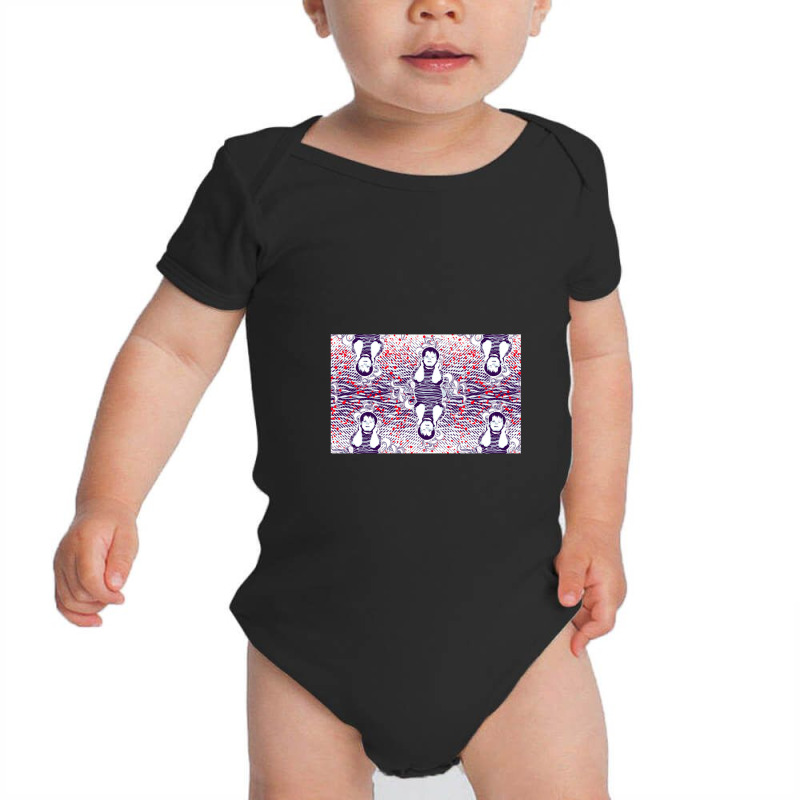 The Scream Has Gone Viral Again   Pattern Mask Baby Bodysuit by loomcnultys | Artistshot