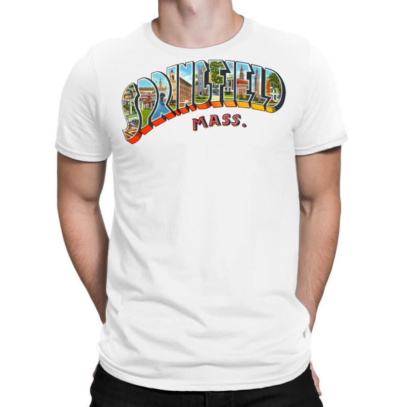 Springfield Massachusetts Ma Vintage Retro Souvenir Pullover Hoodie T-shirt | Artistshot