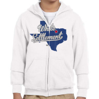 White Settlement Texas Tx Map T Shirt Youth Zipper Hoodie | Artistshot