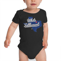 White Settlement Texas Tx Map T Shirt Baby Bodysuit | Artistshot