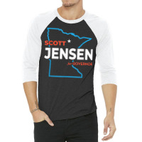 Scott Jensen Minnesota Governor Election 2022 Mn Men Women T Shirt 3/4 Sleeve Shirt | Artistshot