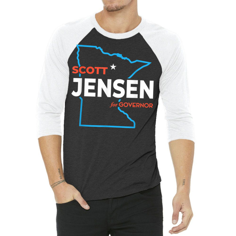 Scott Jensen Minnesota Governor Election 2022 Mn Men Women T Shirt 3/4 Sleeve Shirt | Artistshot