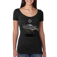 Tiger I German Heavy Tank Ww2 Military Panzerkampfwagen Women's Triblend Scoop T-shirt | Artistshot