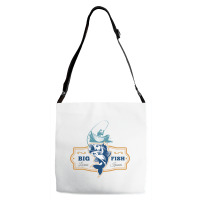 Big Fish Vector Adjustable Strap Totes | Artistshot