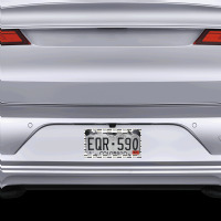 Funny 2020 1 Star Review  Very Bad  Social Distancing Long Sleeve T Sh License Plate Frame | Artistshot