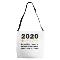 Funny 2020 1 Star Review  Very Bad  Social Distancing Long Sleeve T Sh Adjustable Strap Totes | Artistshot