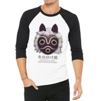 Mononoke Mask Foggy T-shirt 3/4 Sleeve Shirt | Artistshot