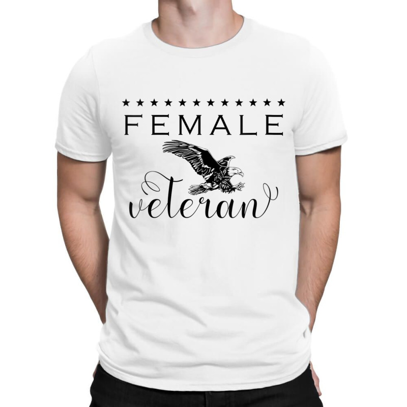 Womens Female Veteran Gift Women Girls Retired Military Soldiers V Nec T-shirt | Artistshot