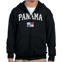 Panama T Shirt Vintage Sports Design Panamanian Flag Tee T Shirt Youth Zipper Hoodie | Artistshot