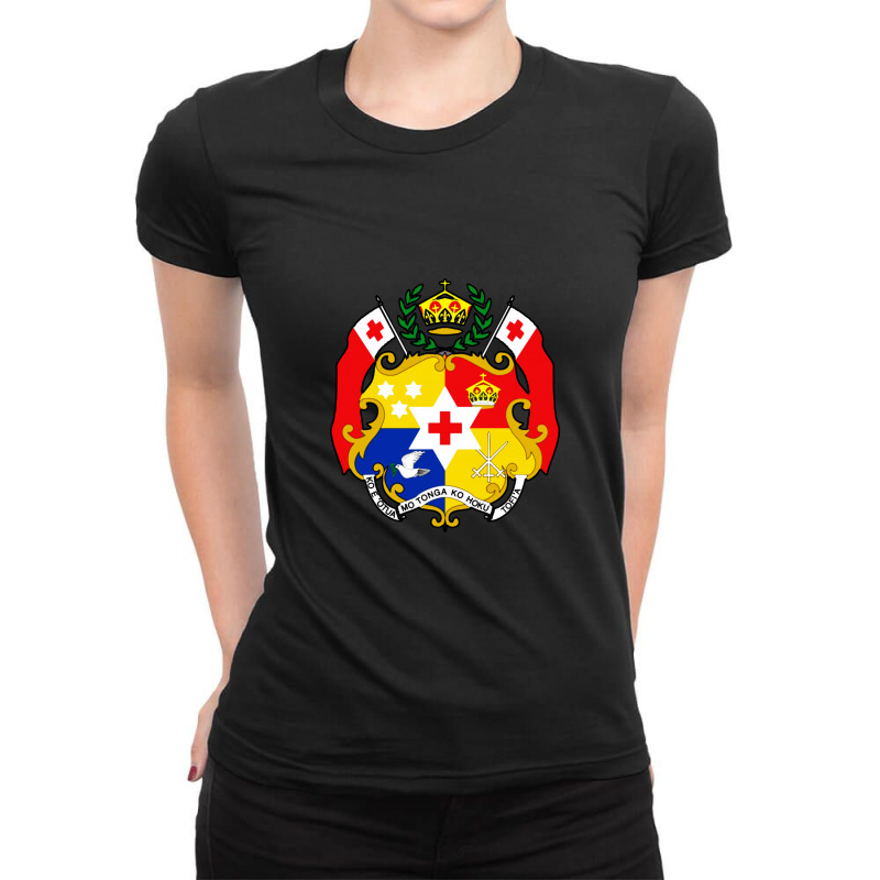 Tongan Seal Ladies Fitted T-Shirt by floobcreative | Artistshot