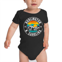 Retro 70s 80s Burlington North Carolina Nc T Shirt Baby Bodysuit | Artistshot