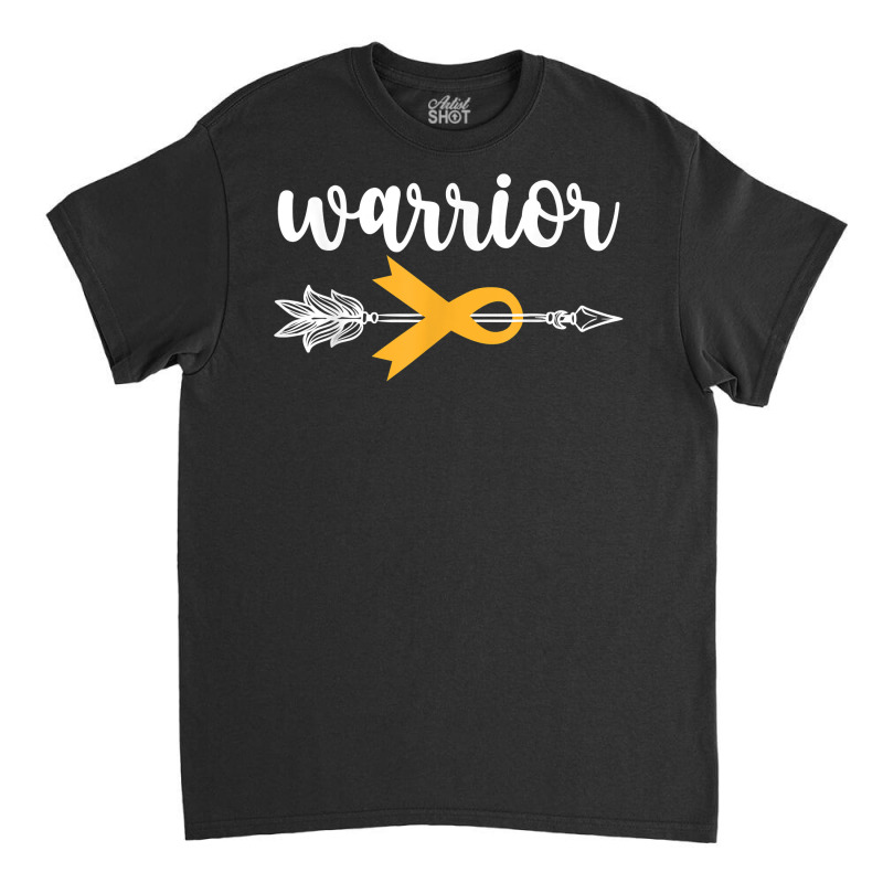 Childhood Cancer Awareness Hope Support Strong Warrior T Shirt Classic T-shirt | Artistshot