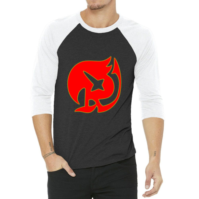 Raven Tail Symbol 3/4 Sleeve Shirt | Artistshot