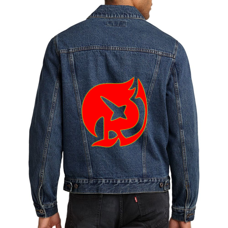 Raven Tail Symbol Men Denim Jacket | Artistshot