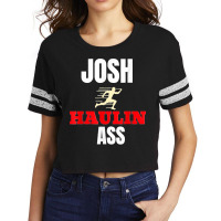 Josh Hawley Running Haulin Free Funny Tee Scorecard Crop Tee | Artistshot