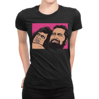 Samurai Cop Fight Scene Classic Ladies Fitted T-shirt | Artistshot