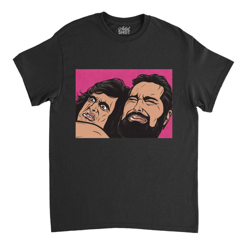 Samurai Cop Fight Scene Classic Classic T-shirt by cm-arts | Artistshot