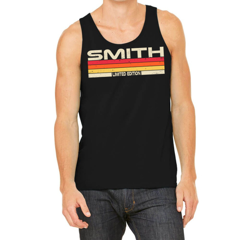 Smith Surname Birthday Family Reunion 80s 90s Sunset Tank Top by trokeryth | Artistshot