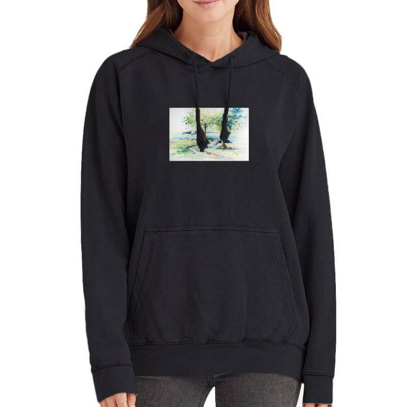 Hammock In The Park Vintage Hoodie by gloomychuu | Artistshot