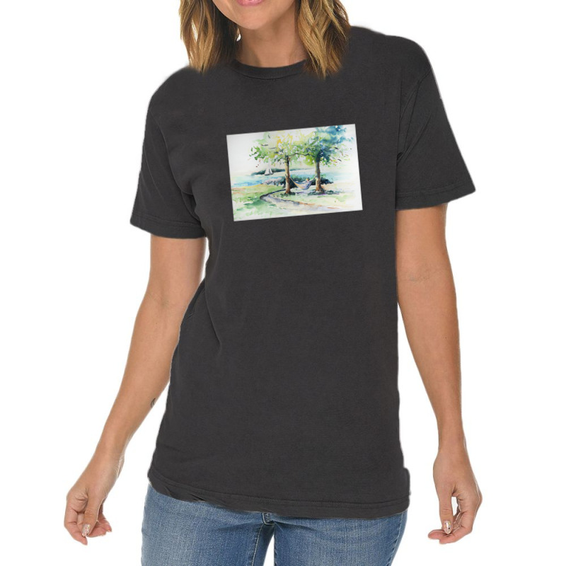 Hammock In The Park Vintage T-Shirt by gloomychuu | Artistshot