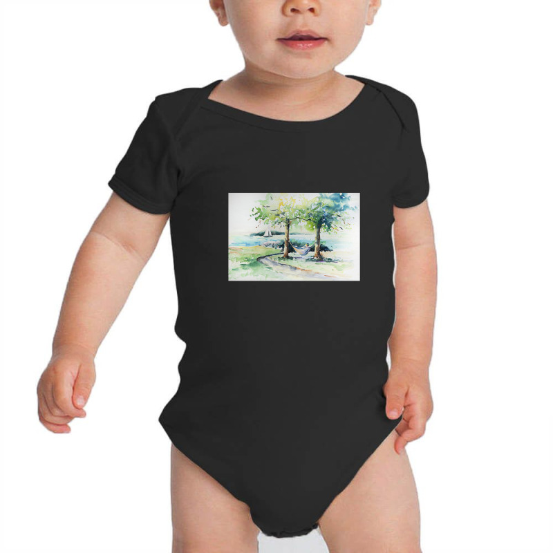 Hammock In The Park Baby Bodysuit | Artistshot