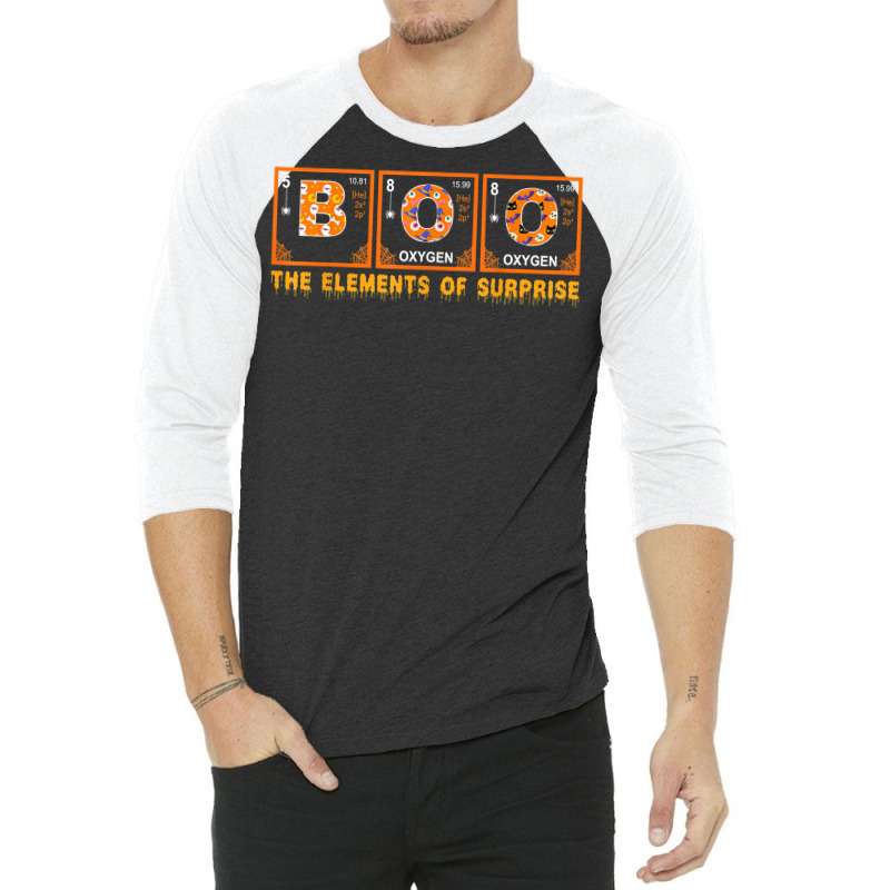 Halloween Boo Primary Elements Of Surprise Science T Shirt 3/4 Sleeve Shirt | Artistshot