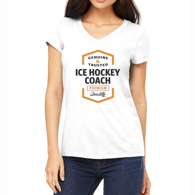 Ice Hockey Coach Women's V-neck T-shirt | Artistshot