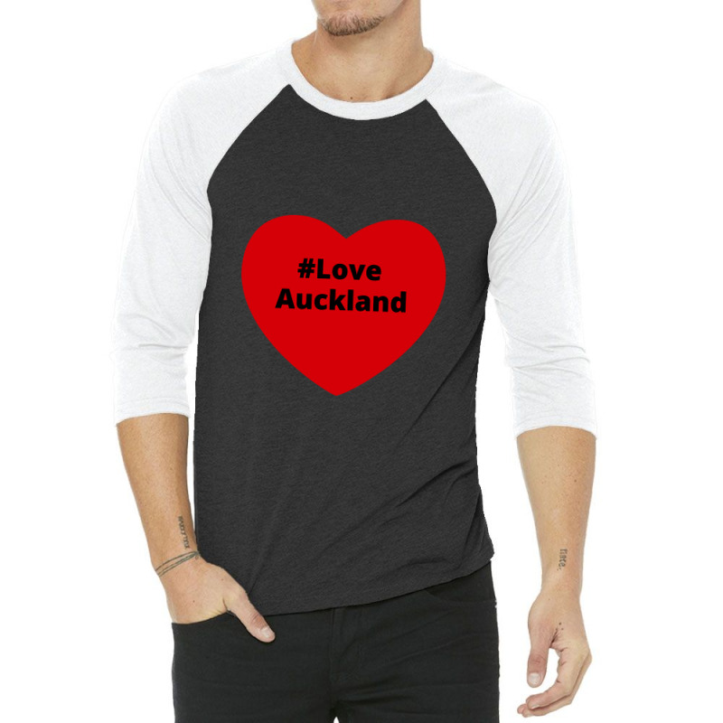 Love Auckland, Hashtag Heart, Love Auckland 2 3/4 Sleeve Shirt by chillinxs | Artistshot