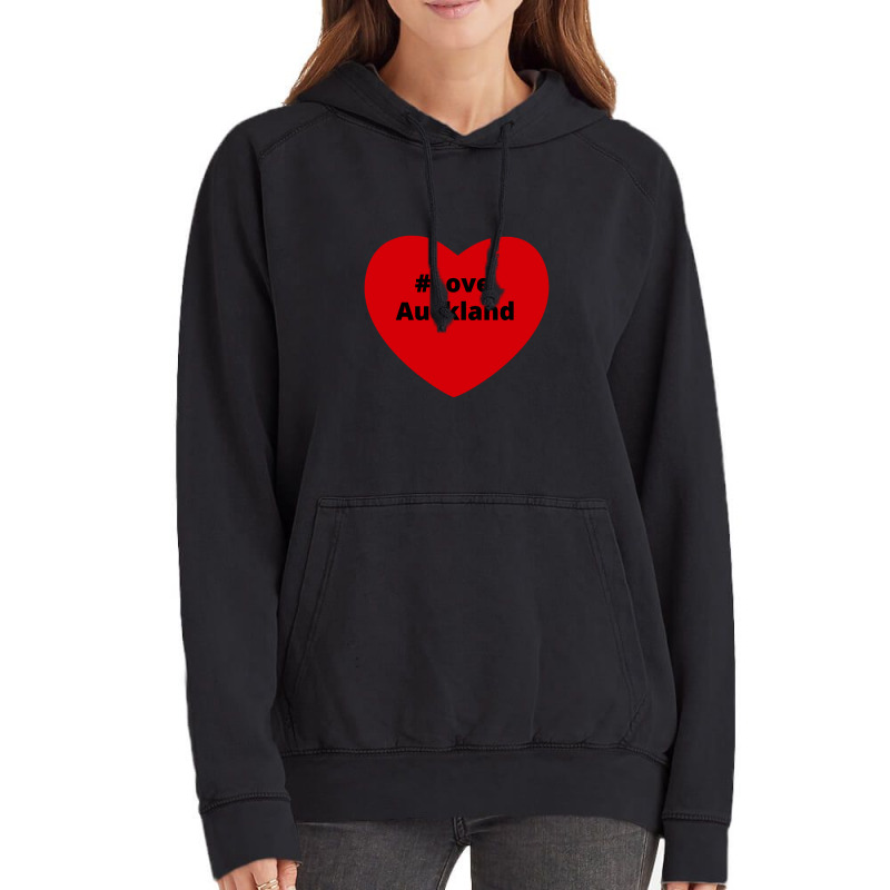 Love Auckland, Hashtag Heart, Love Auckland 2 Vintage Hoodie by chillinxs | Artistshot